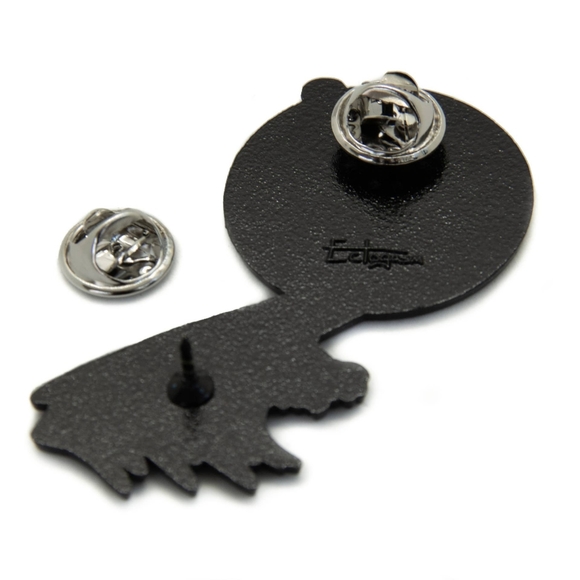 Surfing Skeleton Enamel Pin - Picture 2 of 3